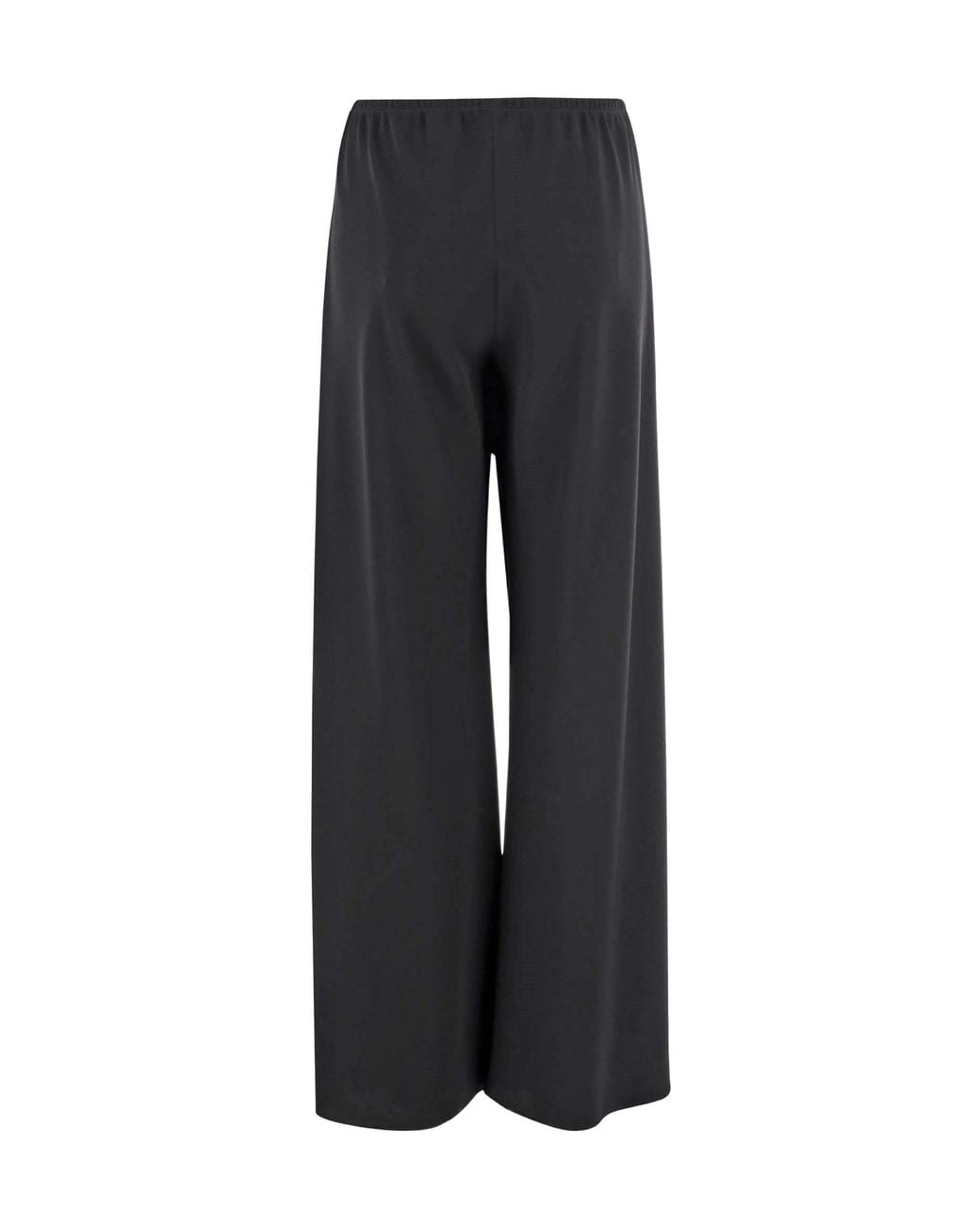 The Row Black Wide-Leg Casual Trousers