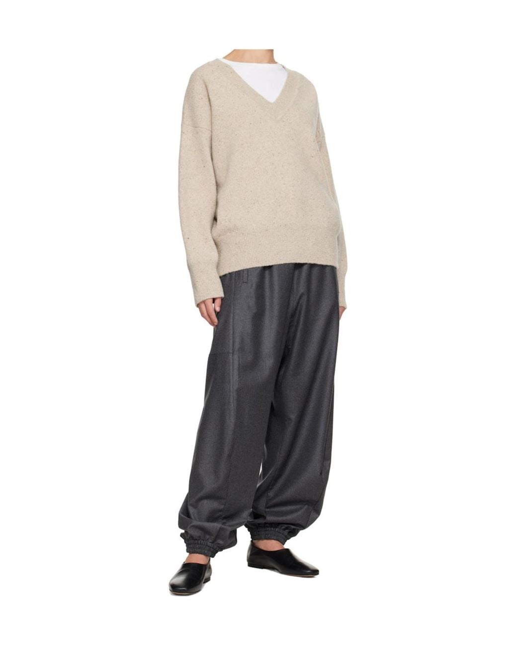 Rohe Gray Elasticated Drawstring Track Pants