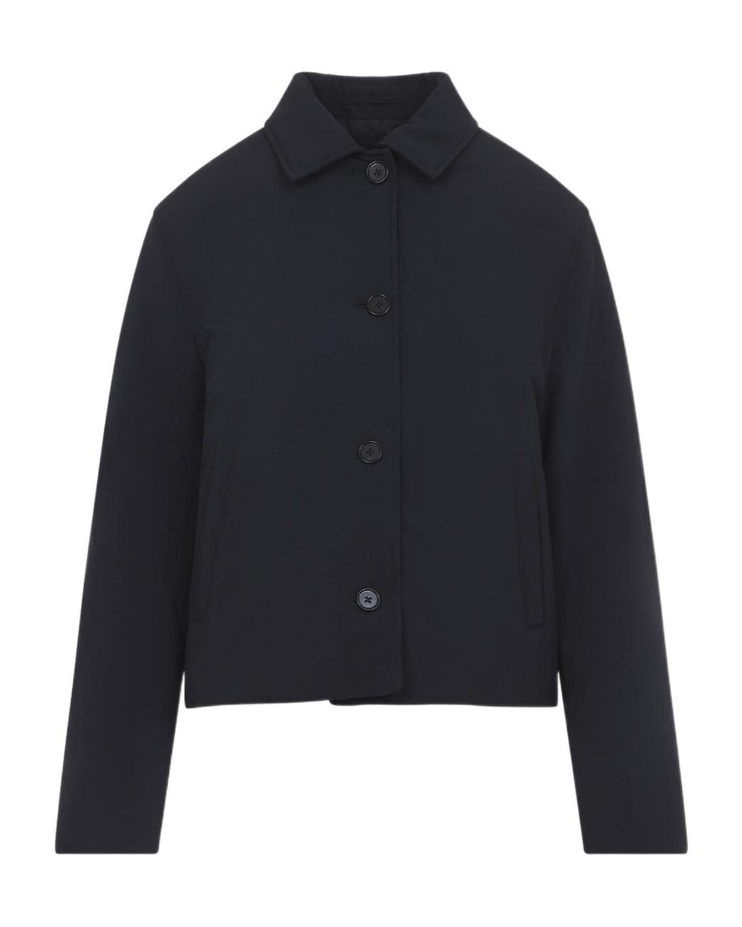 Jil Sander Blue Cropped Sport Jacket