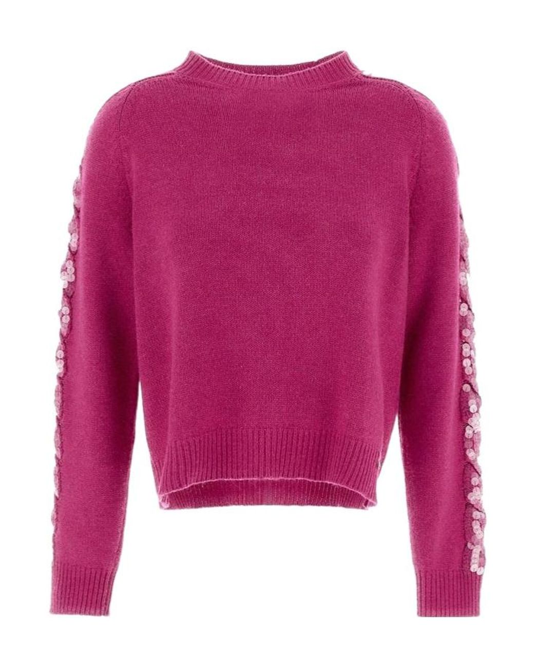 Herno Pink Sequin Sweater