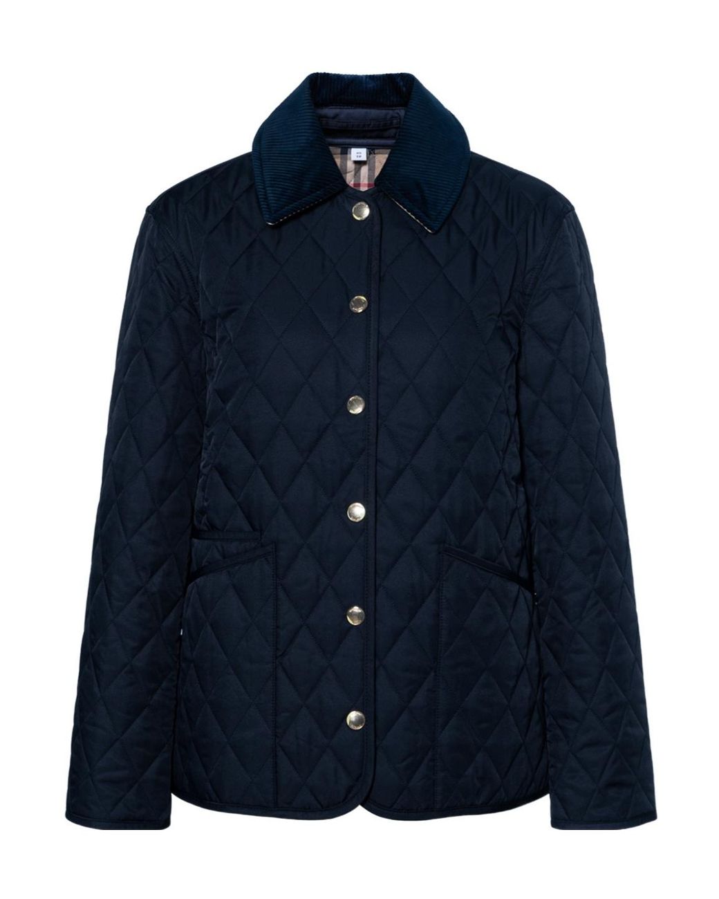 Burberry Blue Quilted Jacket