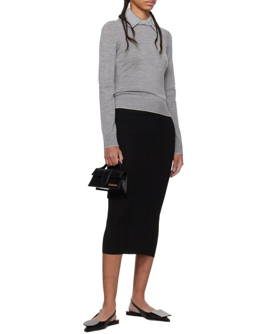 Jacquemus Black Le Bambino Mini Tote Bag