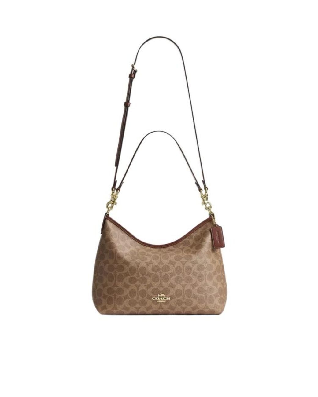 COACH Brown Laurel Shoulder Bag