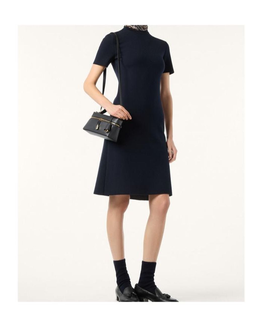 Loro Piana Black Royal Lightness Dress