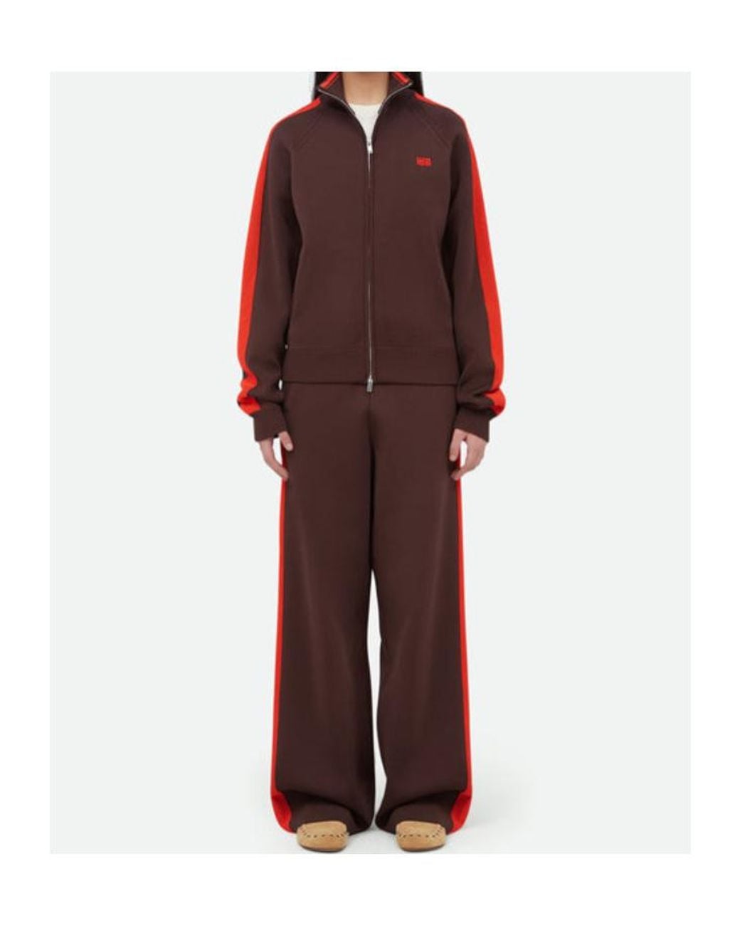 Wales Bonner Red Tide Track Knit Joggers for men