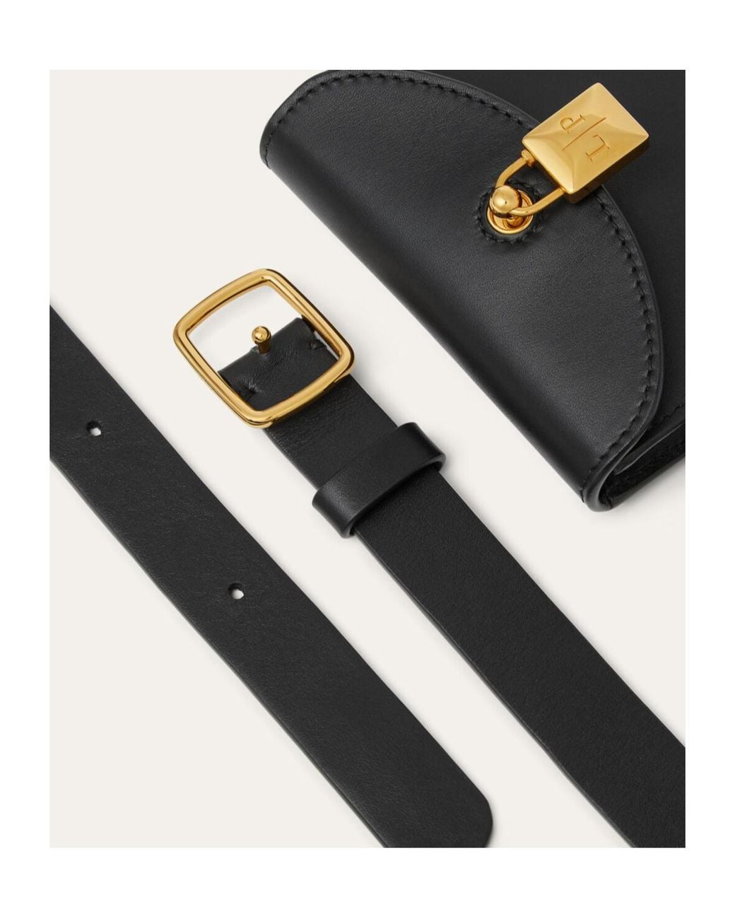 Loro Piana White Extra Pochette Belt Fanny Pack