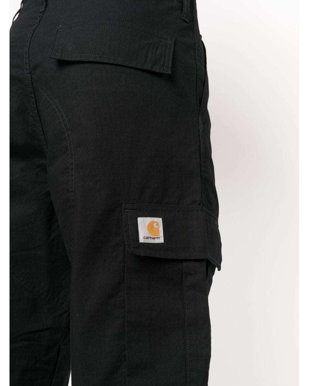 Carhartt Black Main Cargo Trousers for men