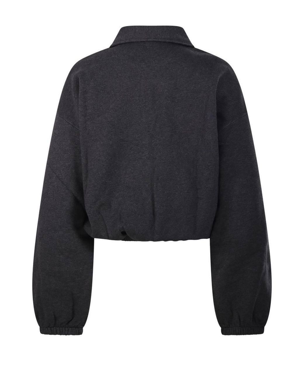 DARKPARK Blue Alva Cropped Zip-Up Sweatshirt