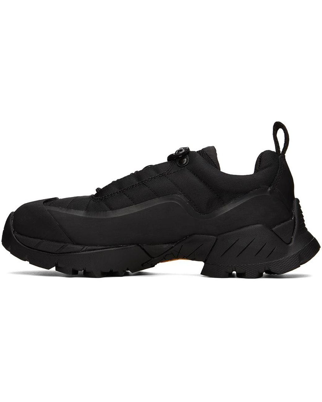 Roa Black Khatarina Quilted Low-Top Sneakers