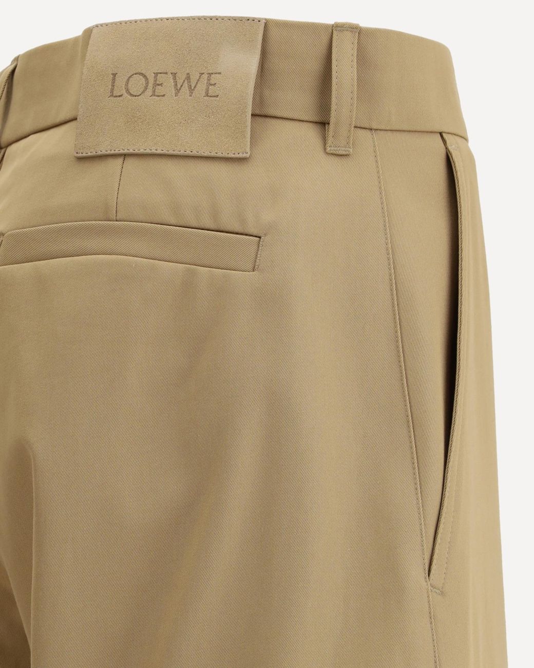 Loewe Natural Wide Leg Cargo Trousers for men