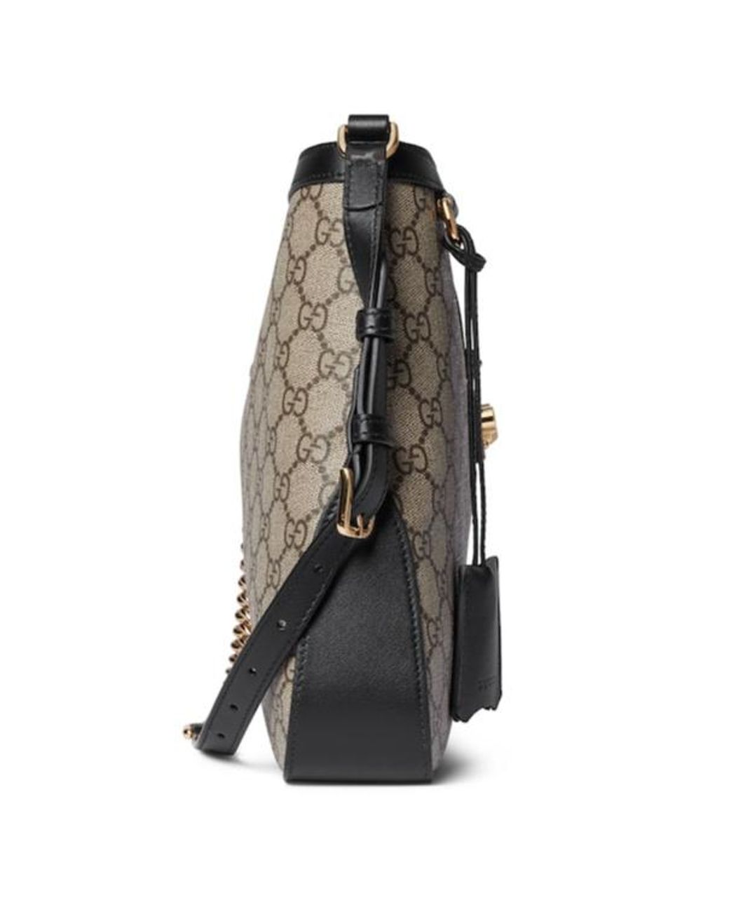 Gucci Gray Padlock Gg Medium Shoulder Bag