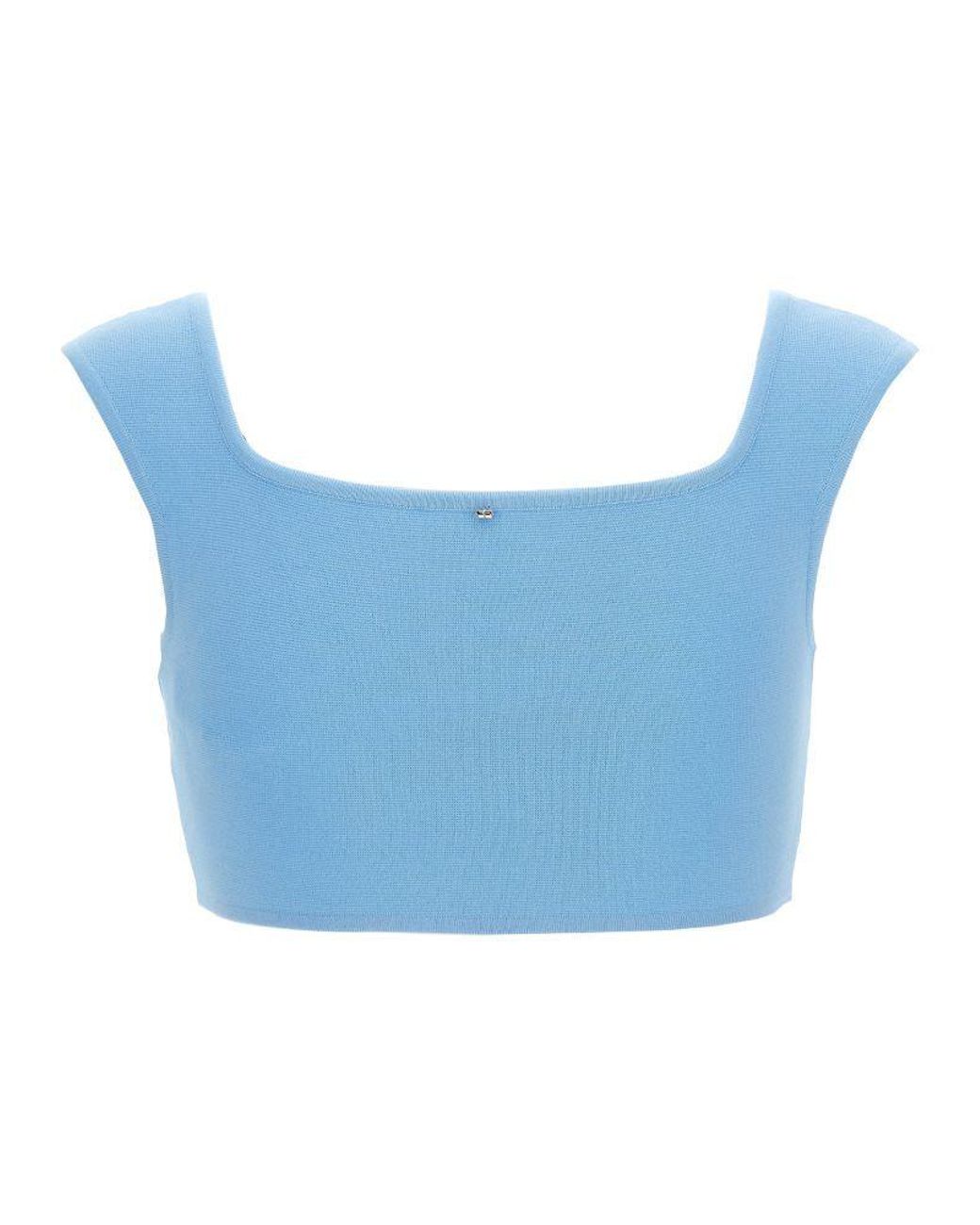 Sportmax Blue Knit Vest