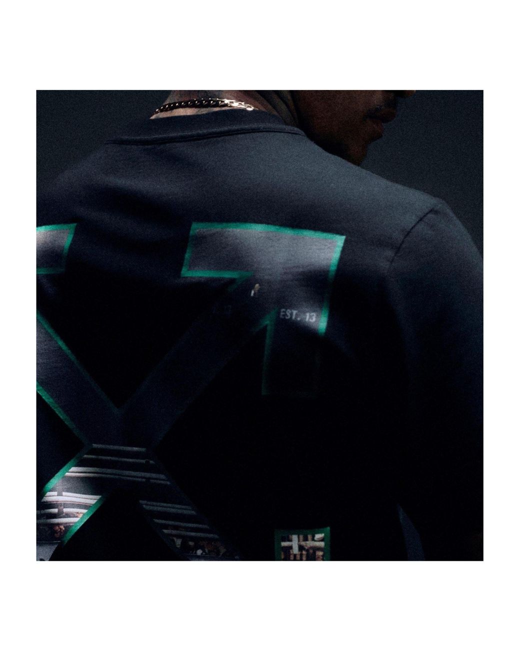 Off-White c/o Virgil Abloh Black Everlast Arrow Tee for men