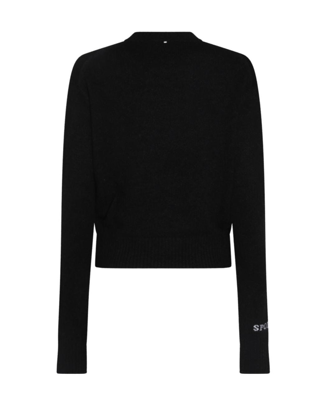 Sportmax Black Agadir 1234 Crewneck Long-Sleeved Jumper