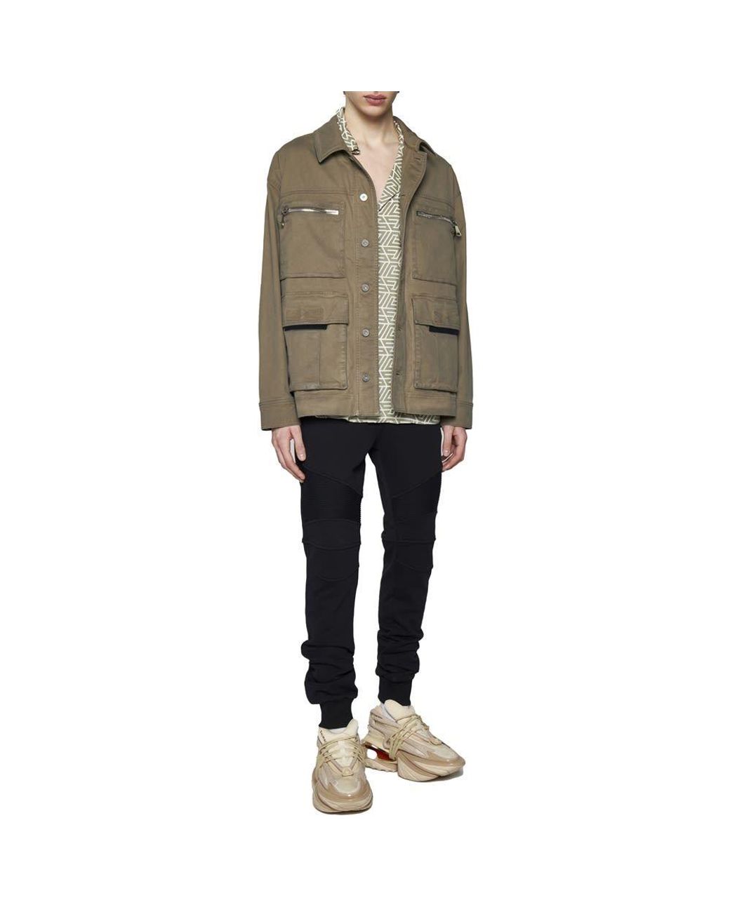 Balmain Multicolor Pocket Detailed Jacket for men