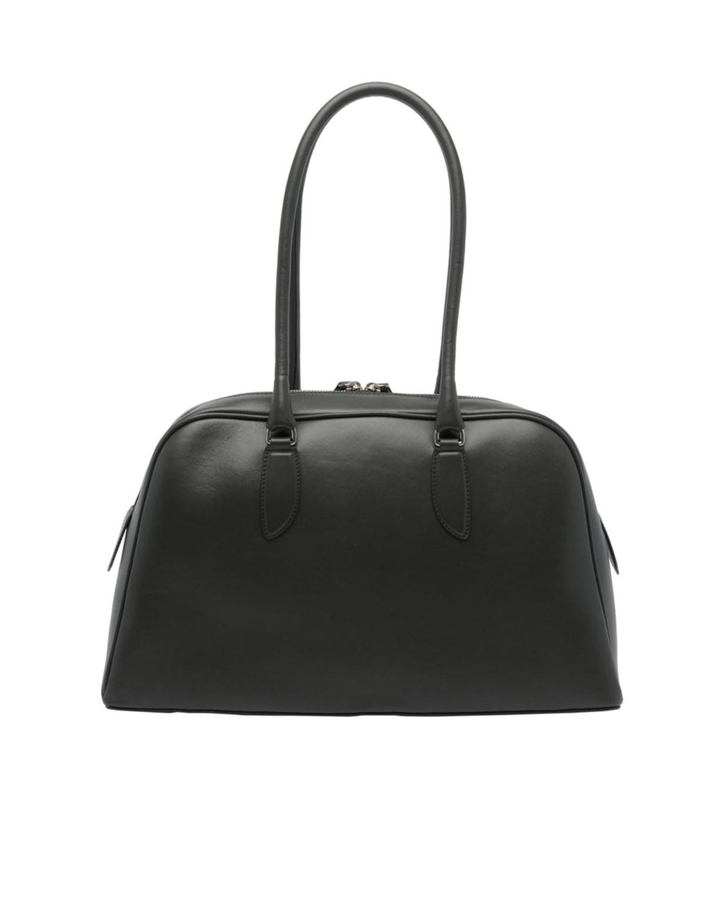 A.P.C. Black Paloma Logo-Print Leather Shoulder Bag