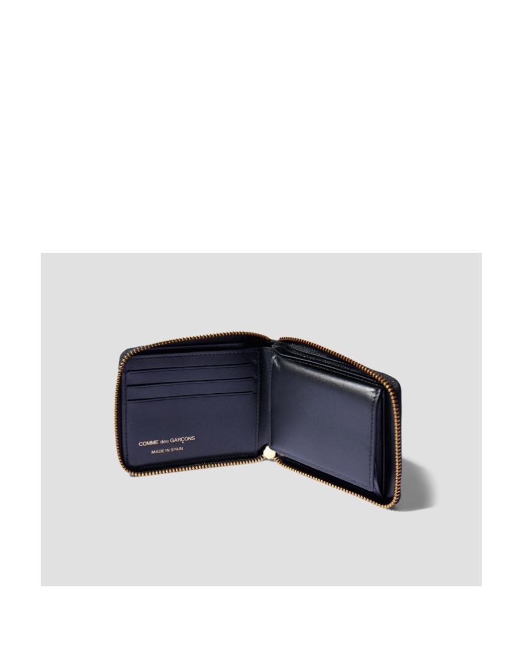 Comme des Garçons Gray Logo Wallet for men