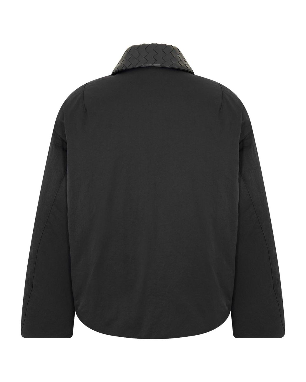 Bottega Veneta Black Tech Hip Length Long Sleeve Medium Puffer Jacket for men