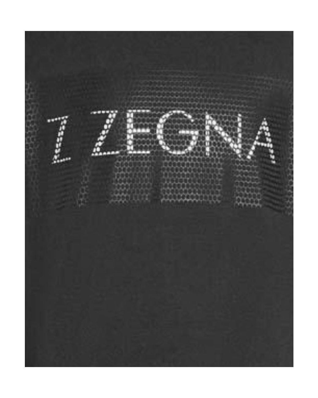 Zegna Black Long-Sleeved Sports Sweater for men