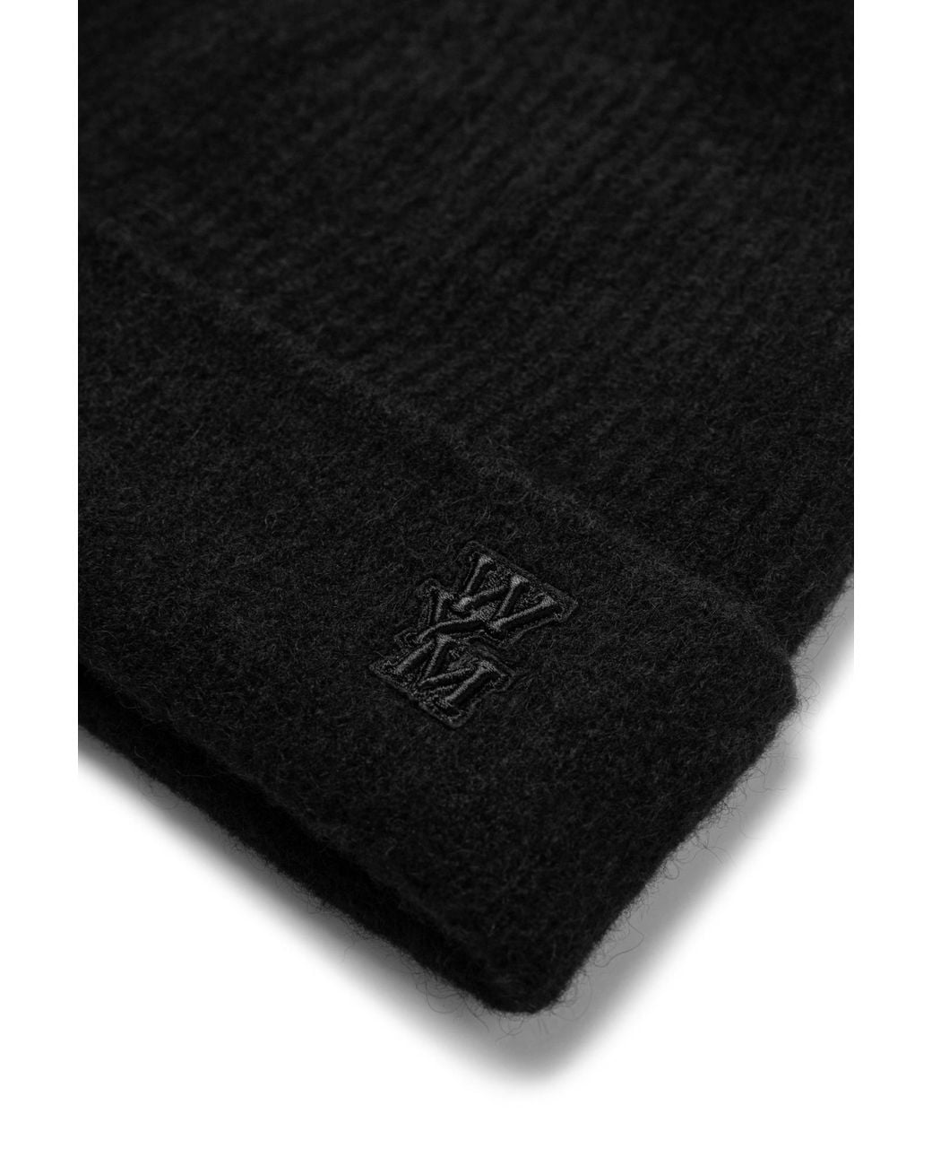 Wooyoungmi Black Rolled Brim Cap for men