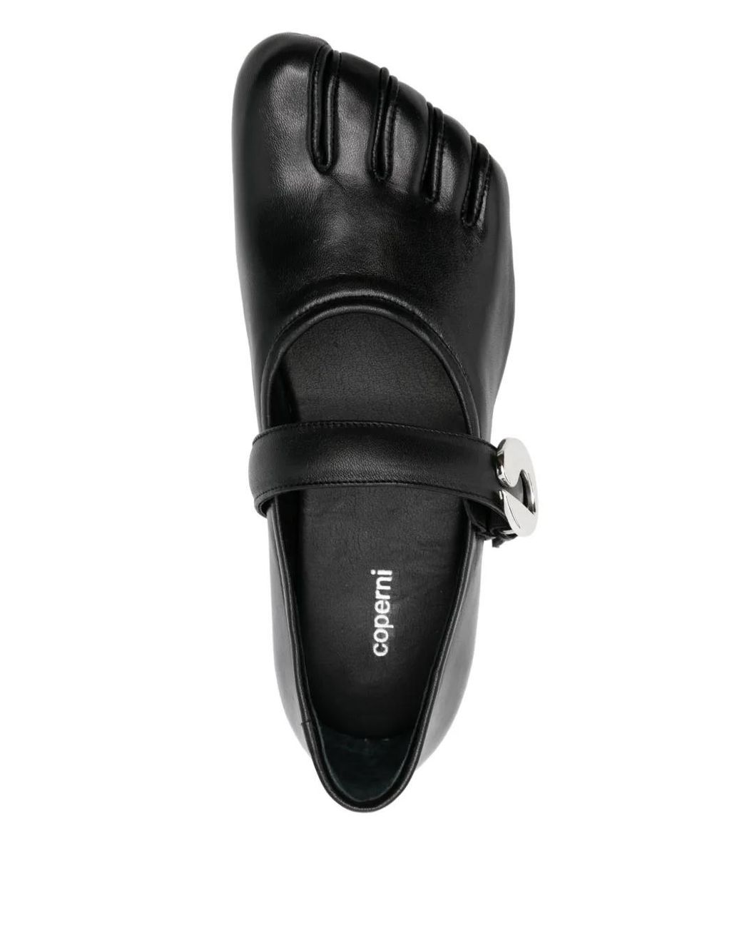 Coperni Black Five-Toe Ballet Flat