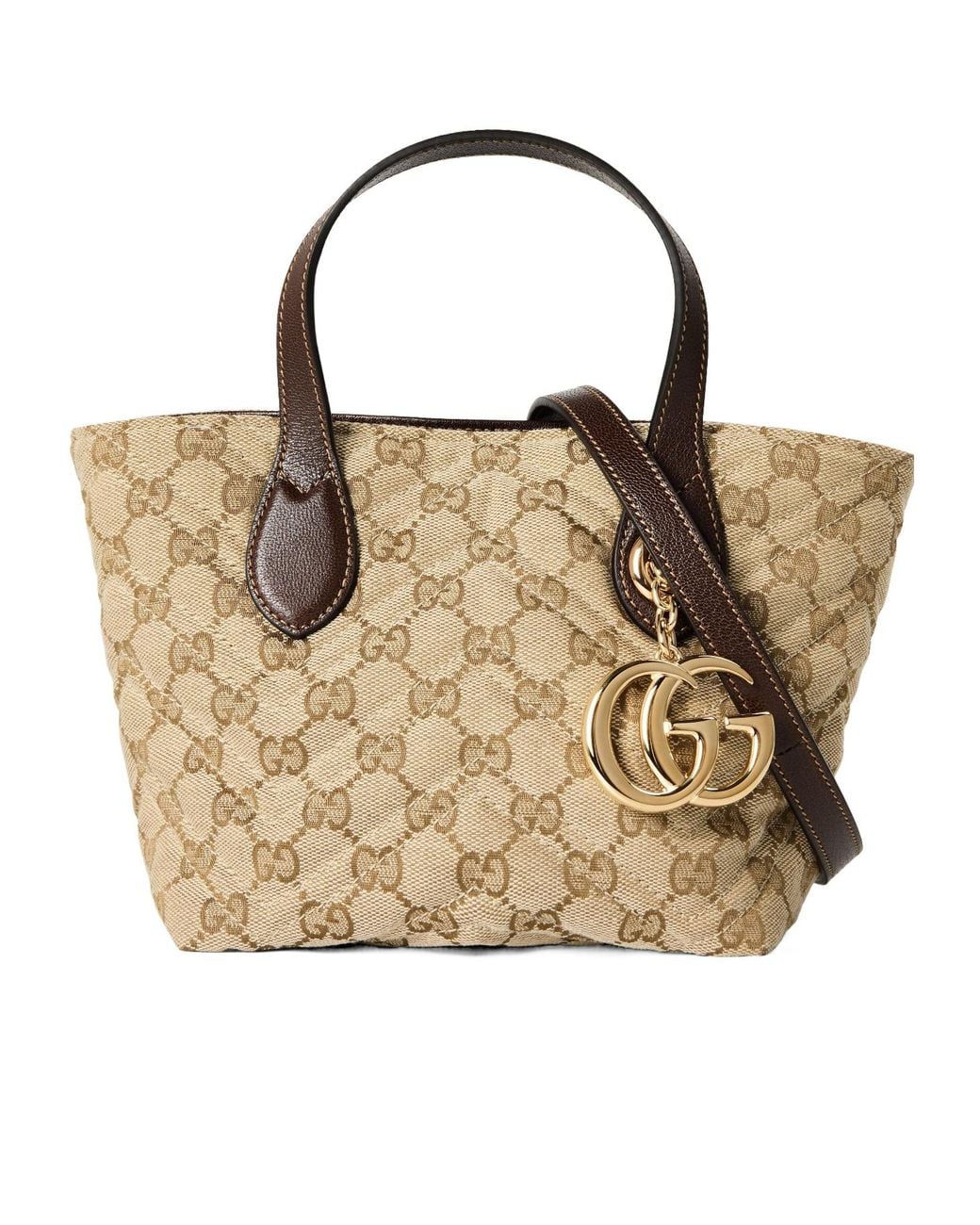 Gucci Metallic Quilted Mini Tote