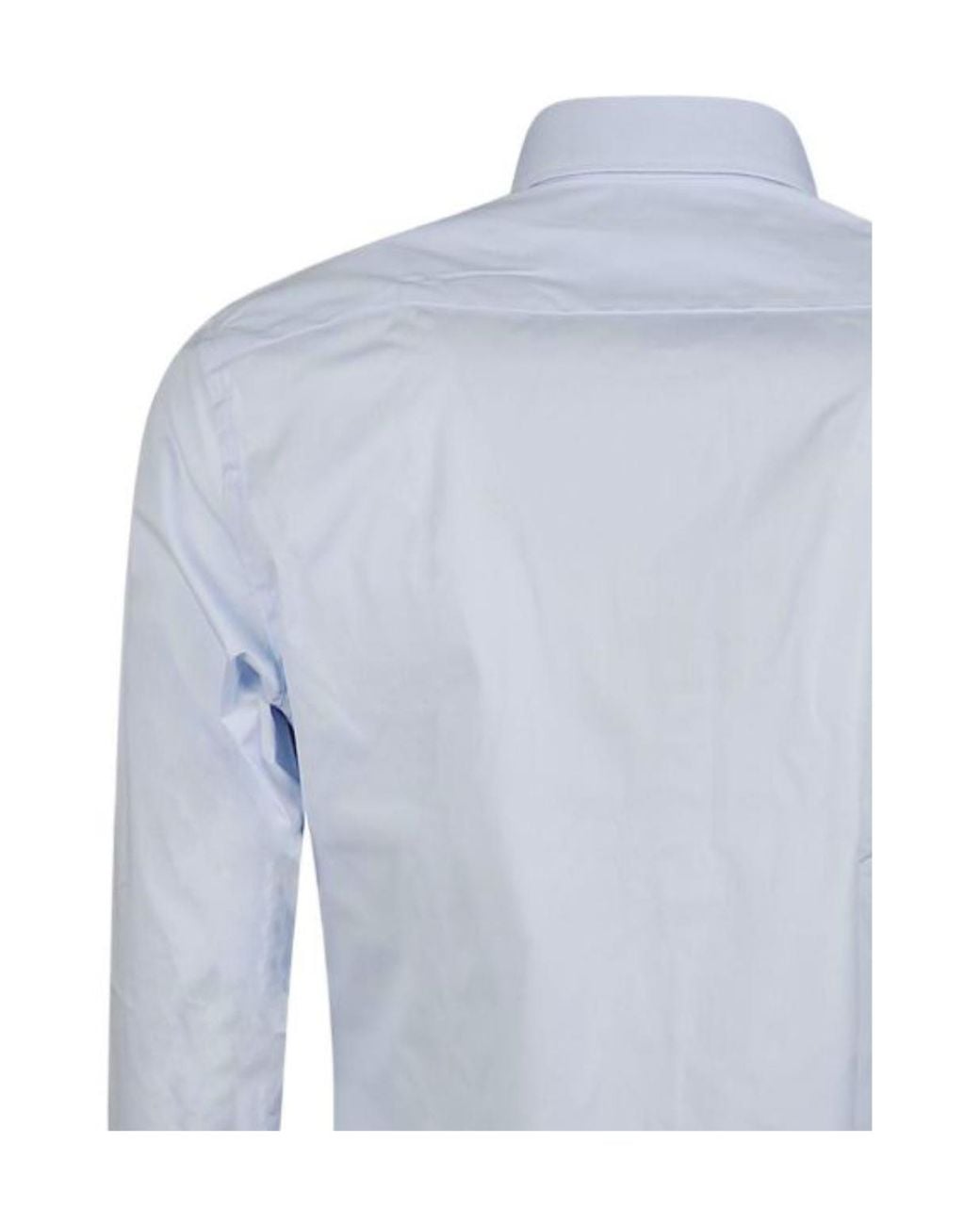 Zegna Blue Long-Sleeved Shirt for men