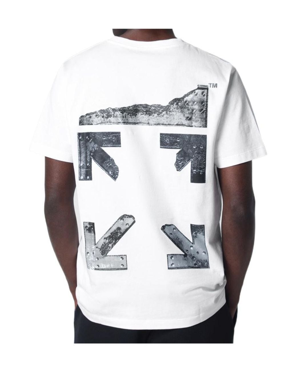Off-White c/o Virgil Abloh White Cloud Arrow Crewneck T-Shirt for men