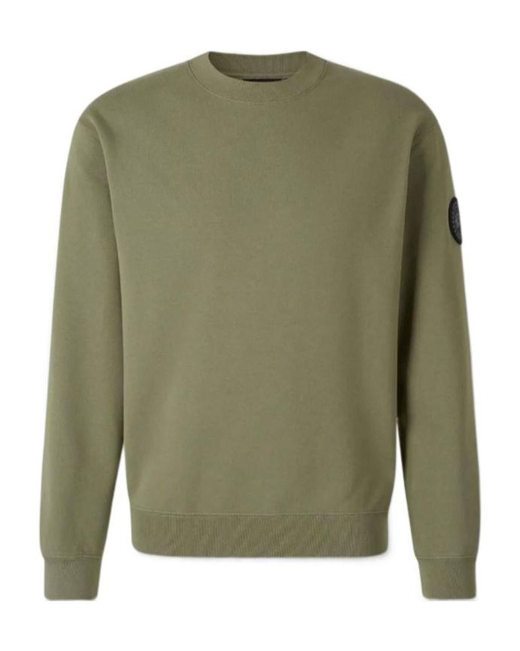 Canada Goose Green Logo Patch Crewneck Sweatshirt for men