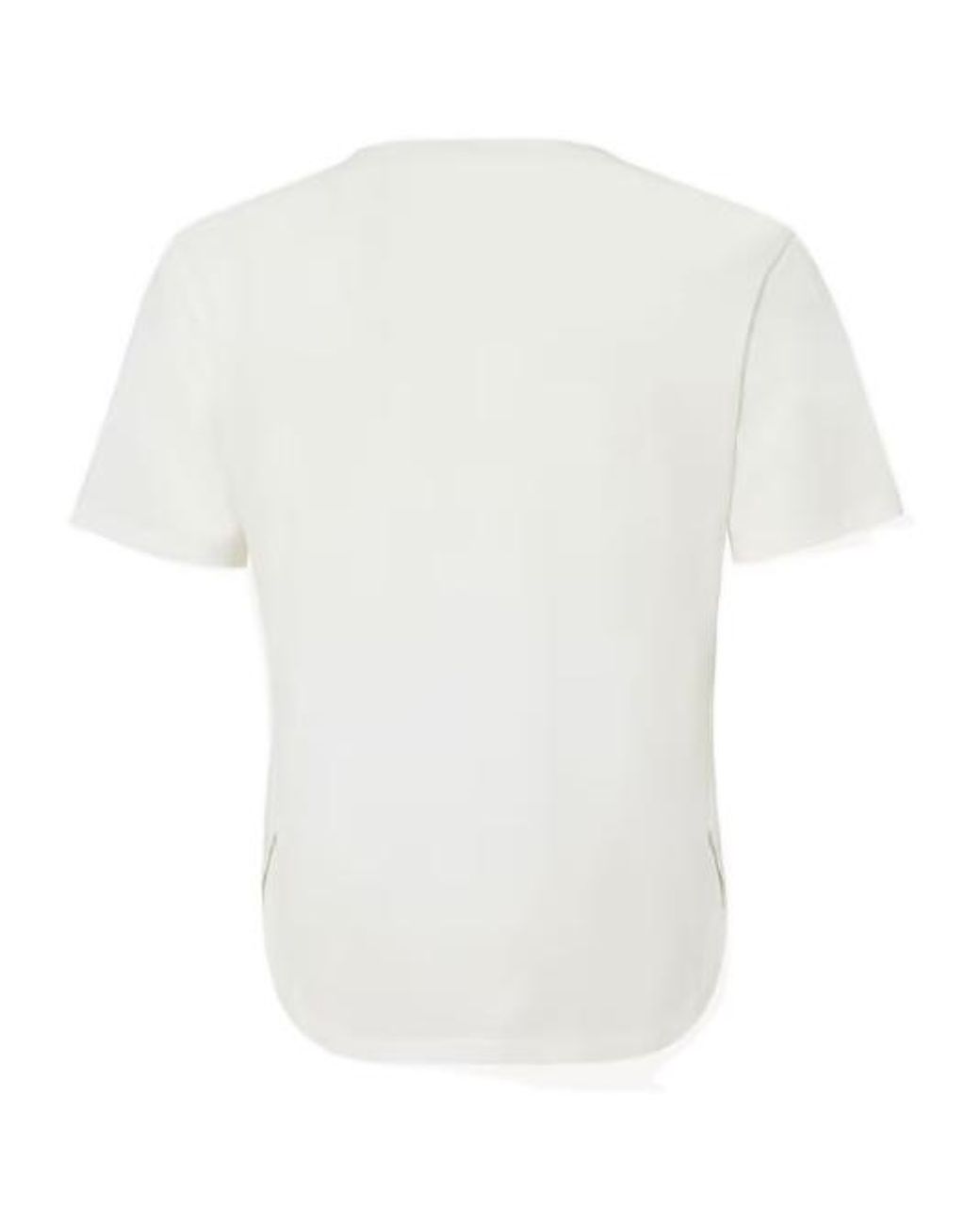 Fendi White Ivory Jersey T-Shirt With Groviglio Print