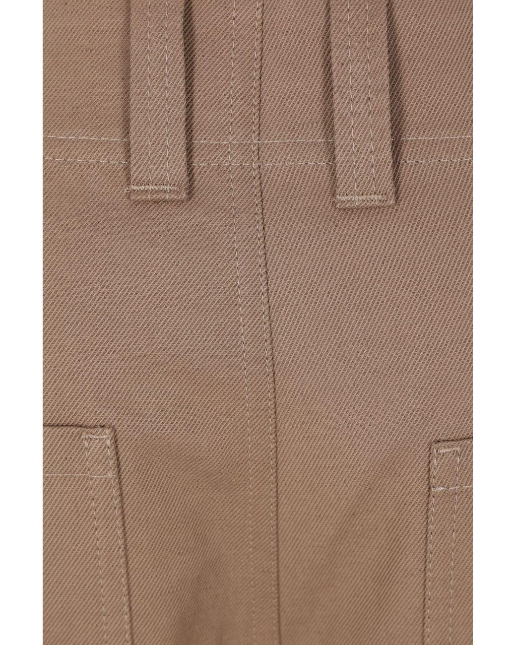 Brunello Cucinelli Brown Casual Pants With Belt Loops