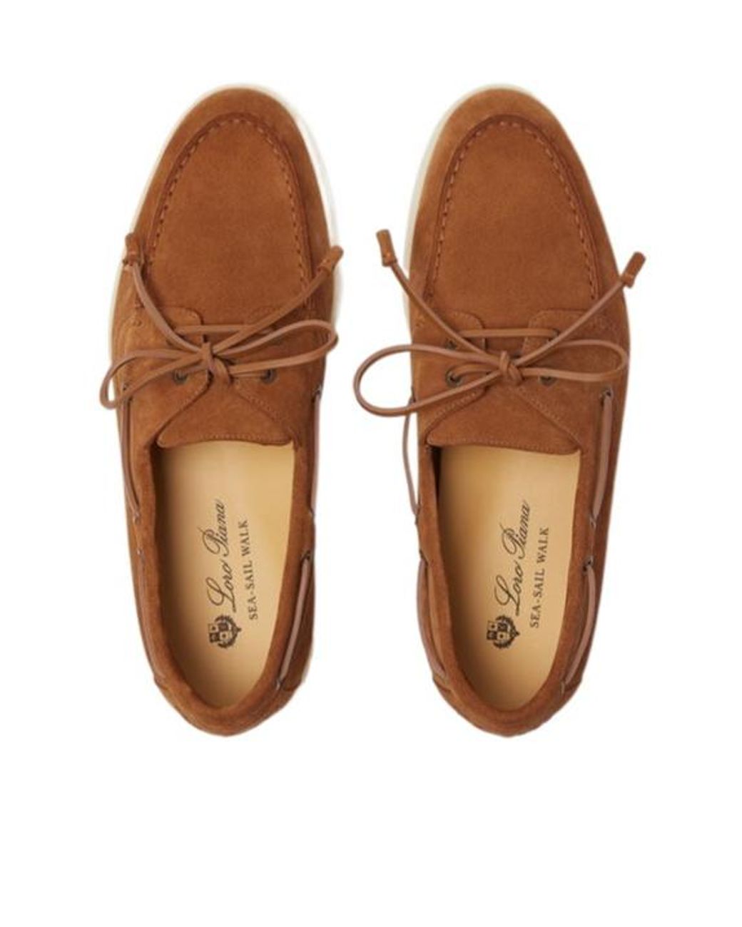 Loro Piana Brown Sea-Sail Walk Loafers for men