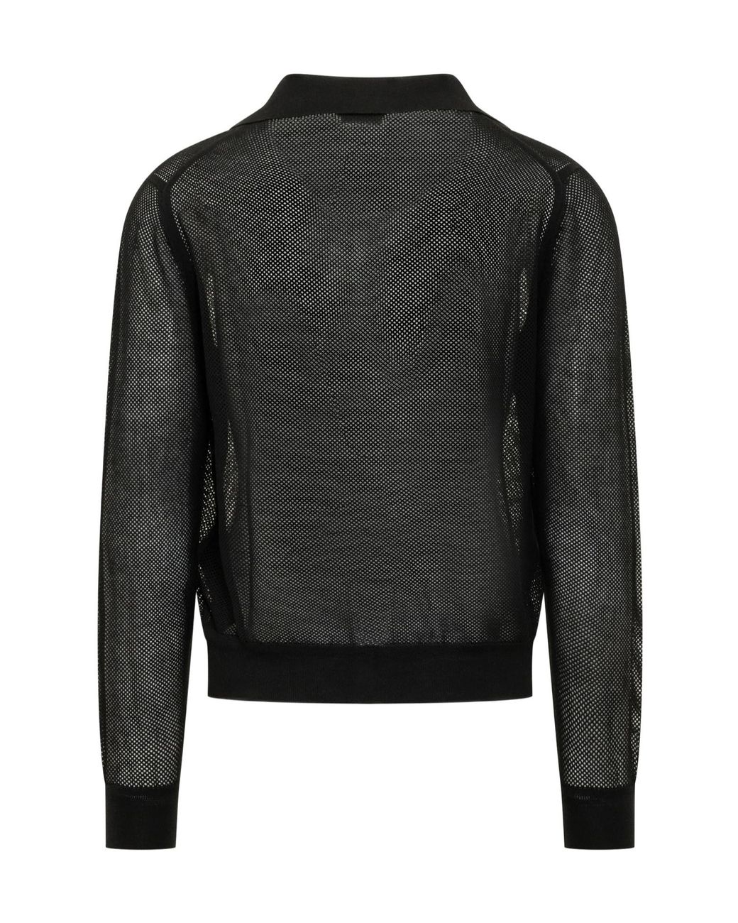 Tom Ford Black V-Neck Knitted Pullover for men