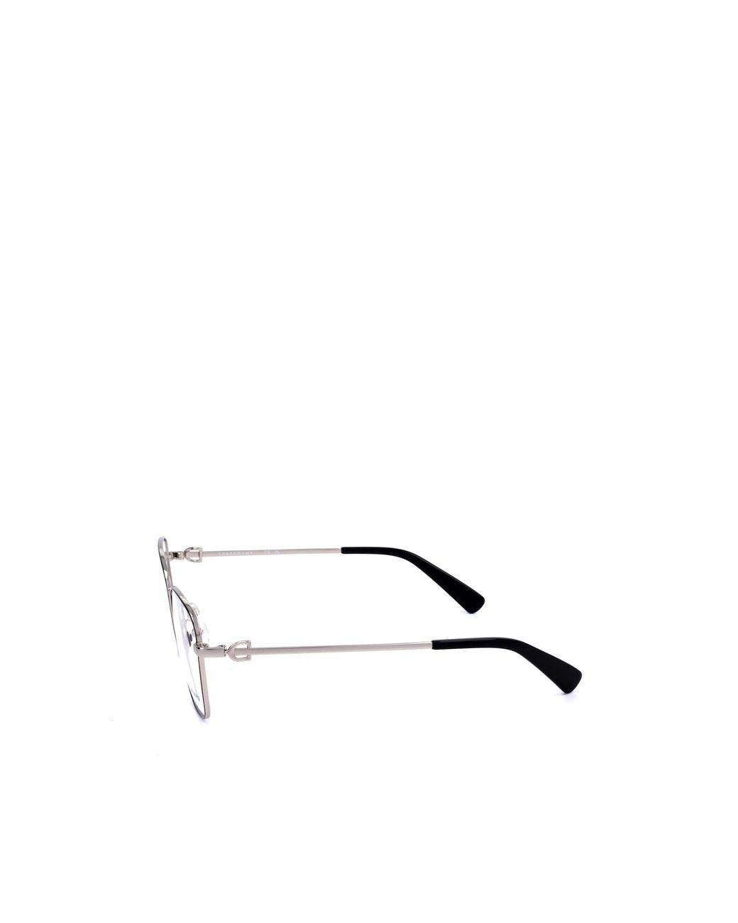 Longchamp White Rectangle Frame Glasses