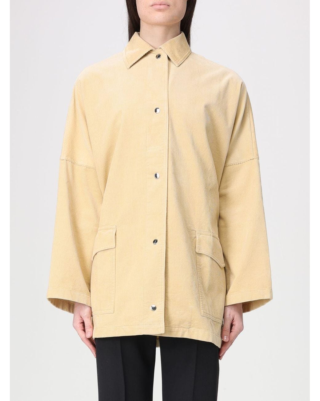 Totême Natural Totême Button-Up Oversized Jacket