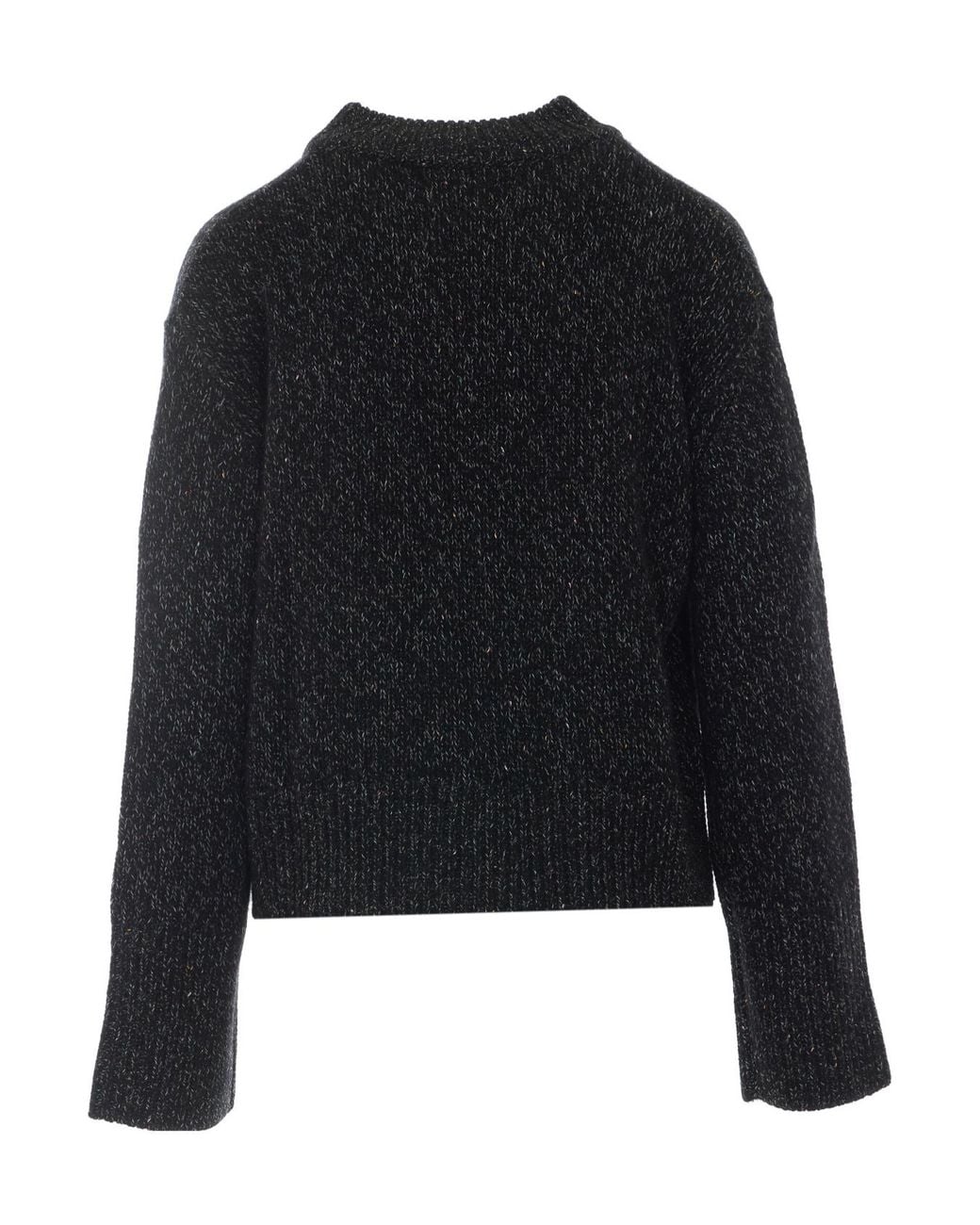 Lisa Yang Black Tarie Sparkle High Neck Knitted Sweater