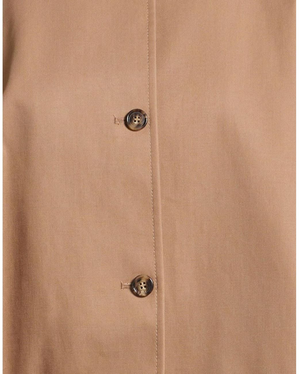 Max Mara Natural Solid-Colored Cape