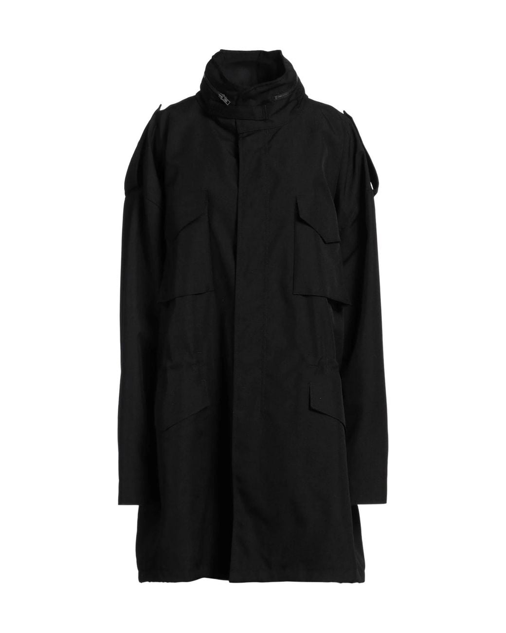 Maison Margiela Black Full-Length Jackets