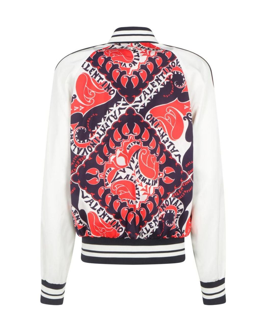 Valentino Red Logo Casual Jacket