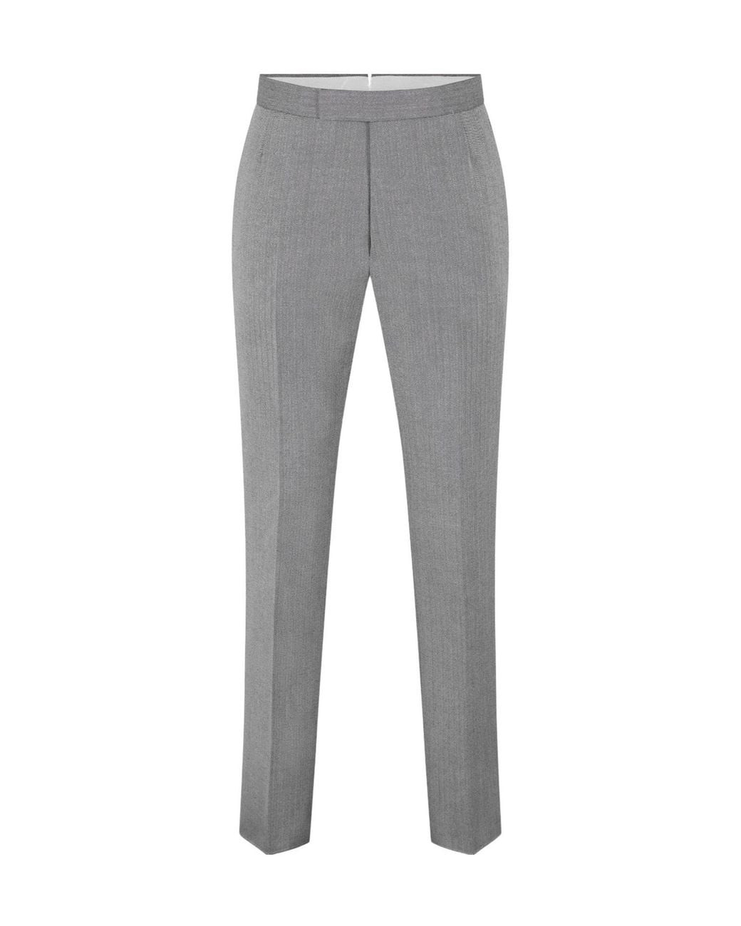 Thom Browne Gray Formal Business Trousers for men