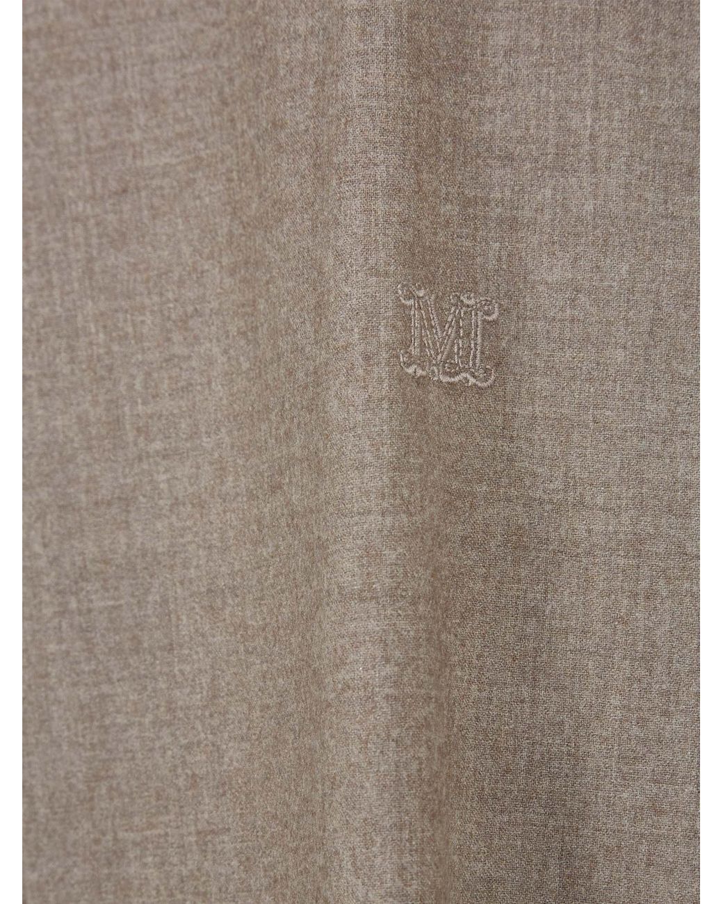 Max Mara Brown Long-Sleeved Top