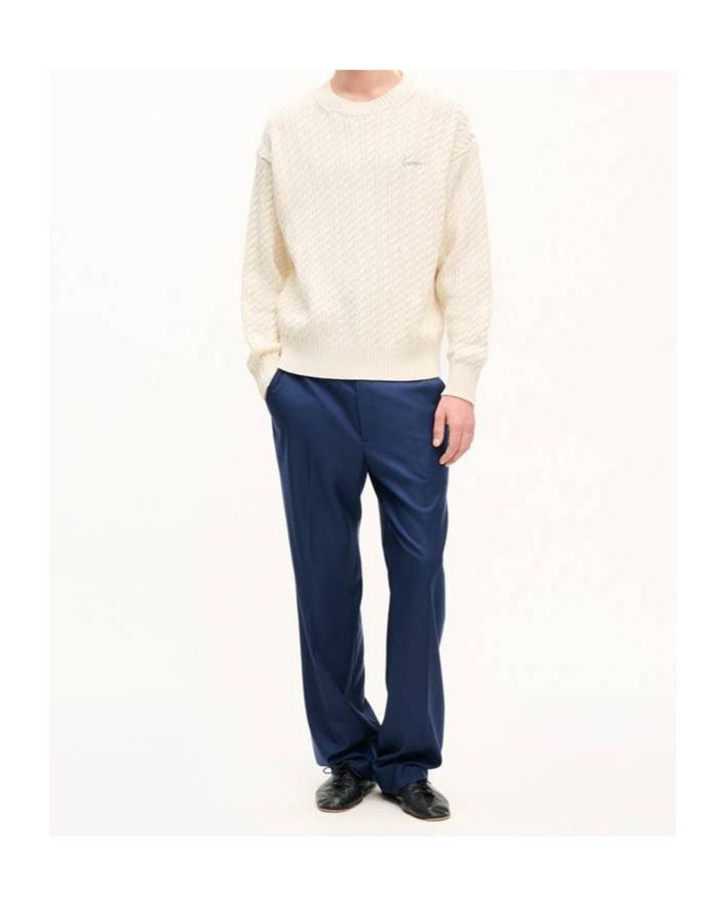 KENZO White Signature Embroidered Knit Jumper for men