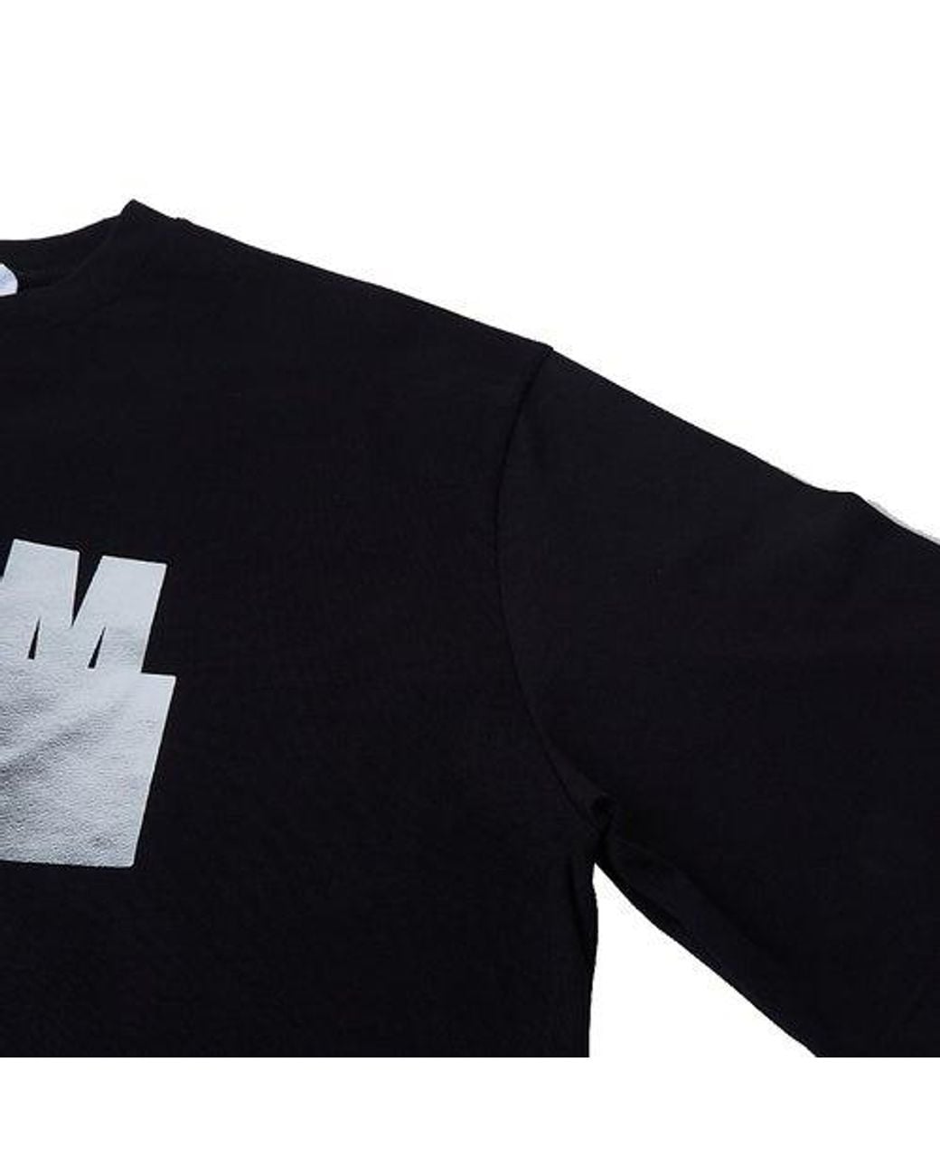 MSGM Black Logo Details T-Shirt
