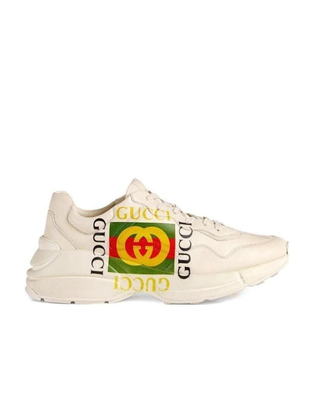 Gucci Metallic Logo-Lacing Casual Sneakers for men