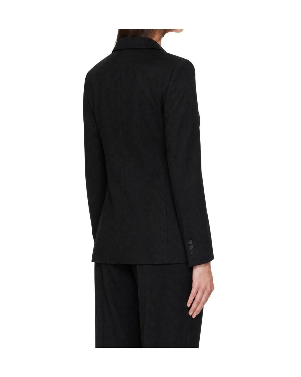 Kiko Kostadinov Black Egret Tailored Lapel Blazer