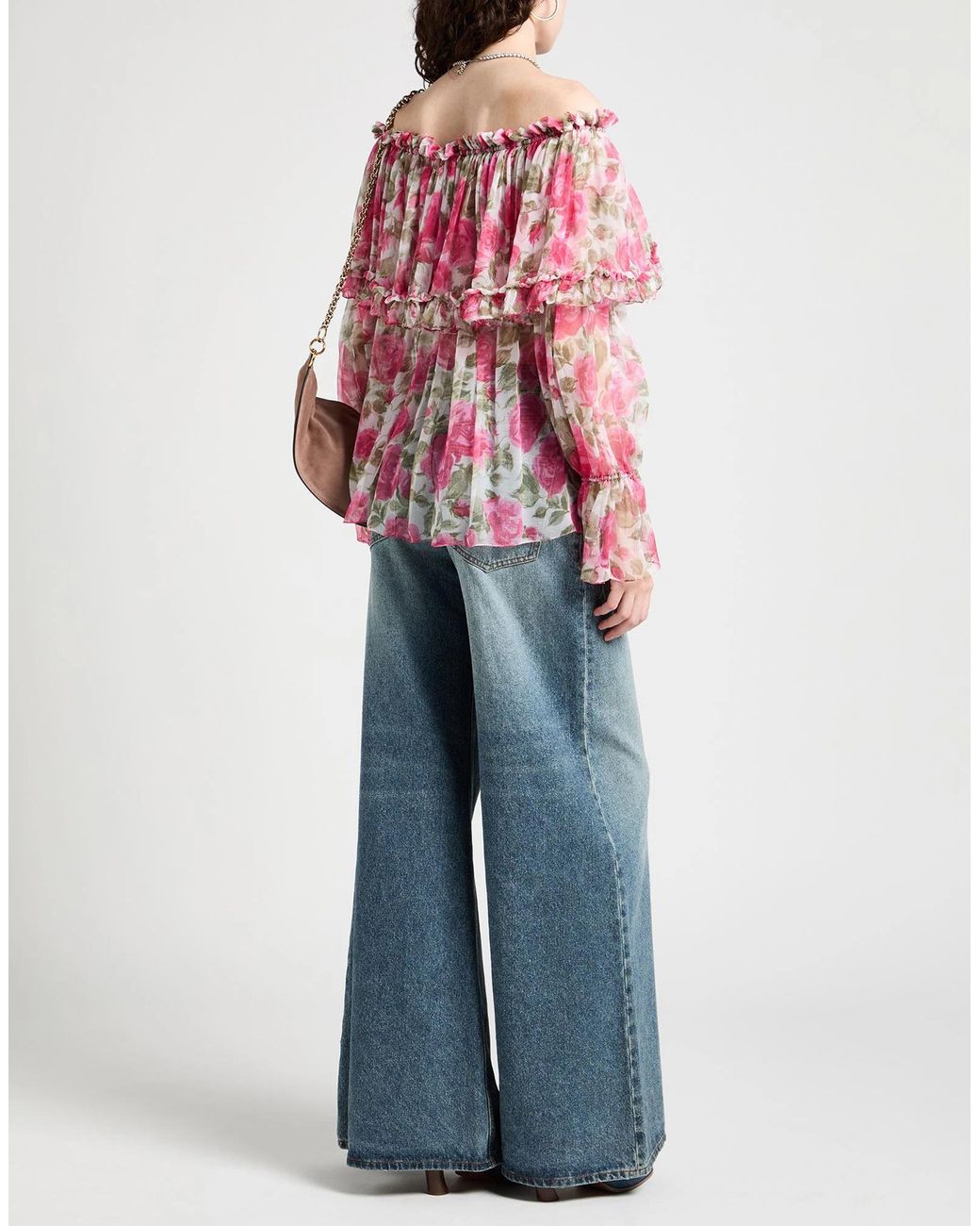 Chloé Pink Fuchsia Top Silk