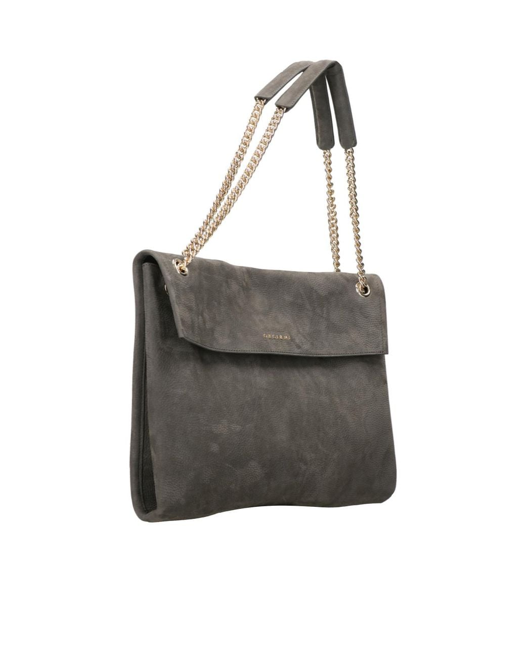 Orciani Gray Venus Nabucco Midi Shoulder Bag