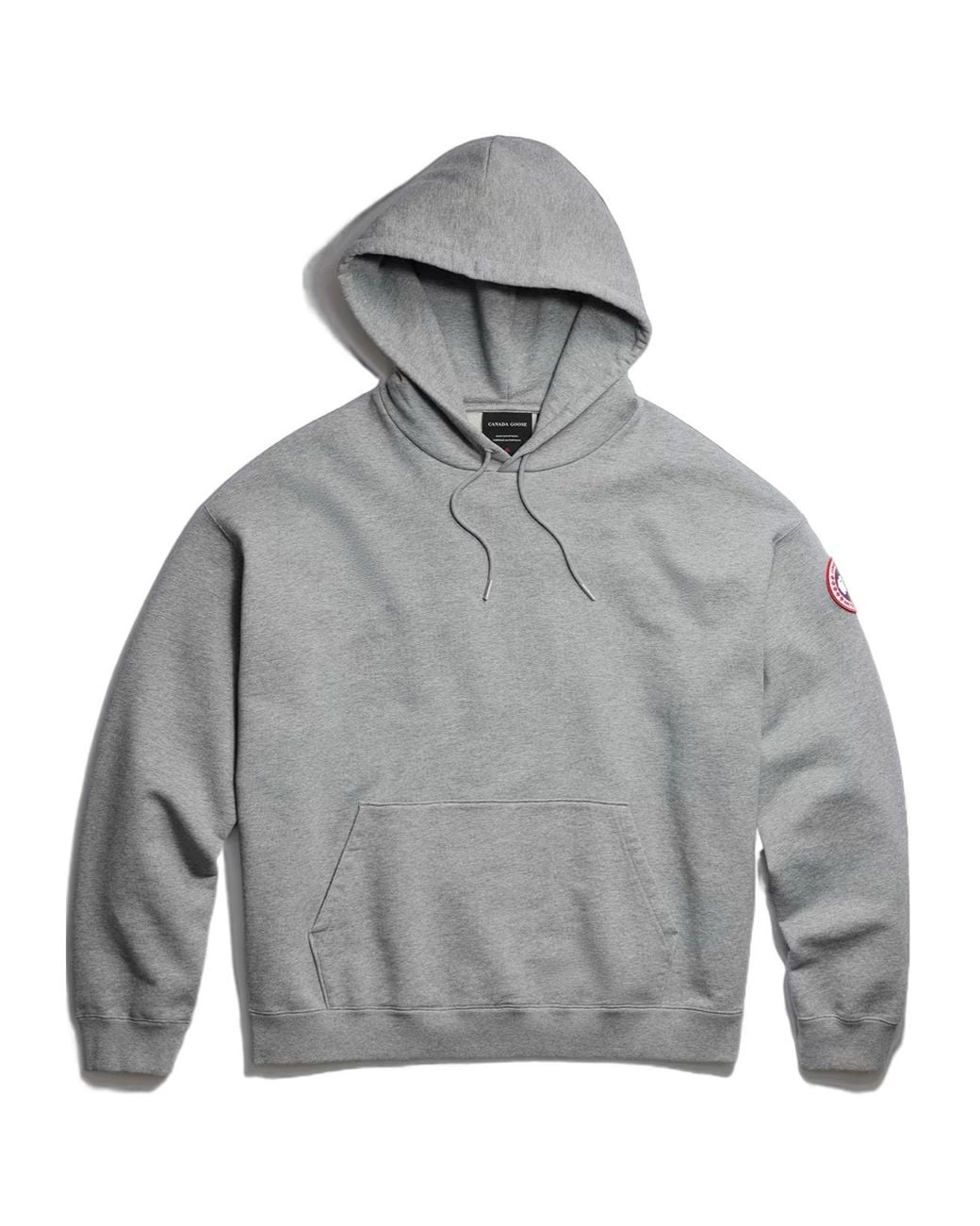 Canada Goose Gray Rove Drawstring Hoodie for men