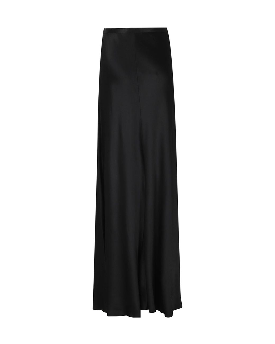 Alberta Ferretti Black Draped Skirt