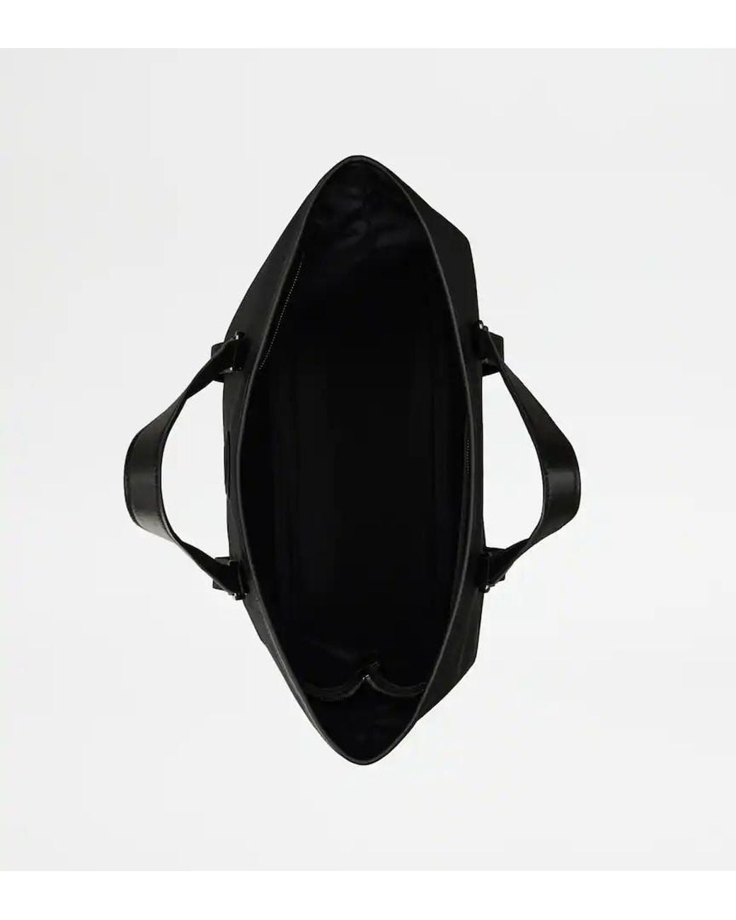 Tod's Black Logo Trim Tote Bag for men
